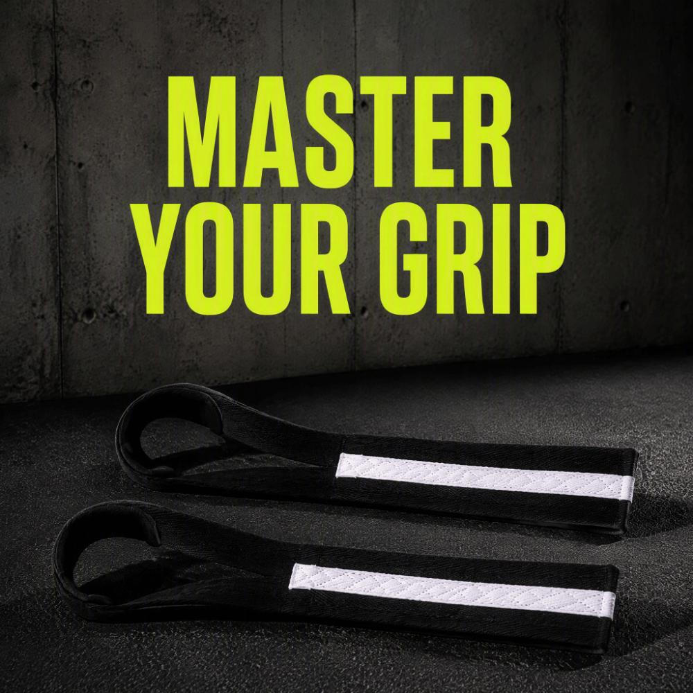 2pcs Neoprene Weightlifting Wrist Strap Polyester-Cotton Blend Grip Strap  Gym Training