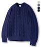 GHOST REPUBLIC Cable Henley Neck Knit 4 Colors Gkm-161