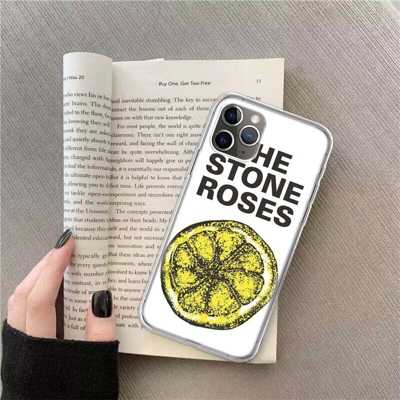 The Stone-R-Roses Phone Case For Apple Iphone 12 13 Mini 14 15 Pro 17 Pro Max Air 11 16E 16 Plus Shell Cover Clear TPU