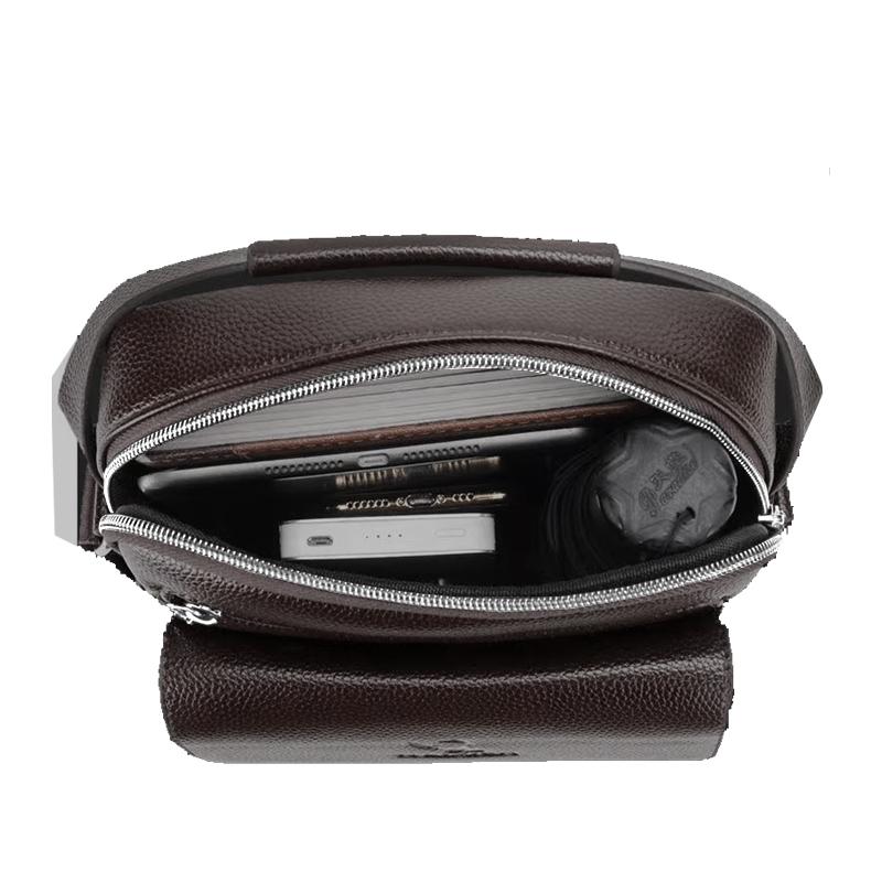 Everyday Versatile Rider Mini Leather Shoulder Bag Detachable Strap Portable Crossbody for Motorcycle Weekend Trips