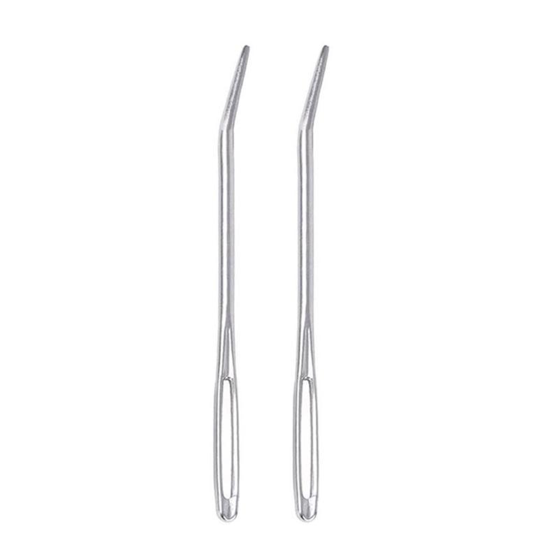 Stainless Steel Sewing Needle Weaving Needle Darning Needle, Hand Sewing Needle for Wool Sewing Hand Knitting Crocheting серебряный