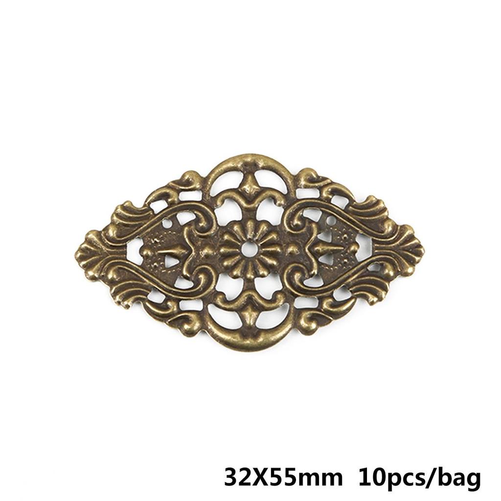 10ks Paví Měsíční Přívěsek Květina DIY Doplňky Součástky Pro Výrobu Šperků