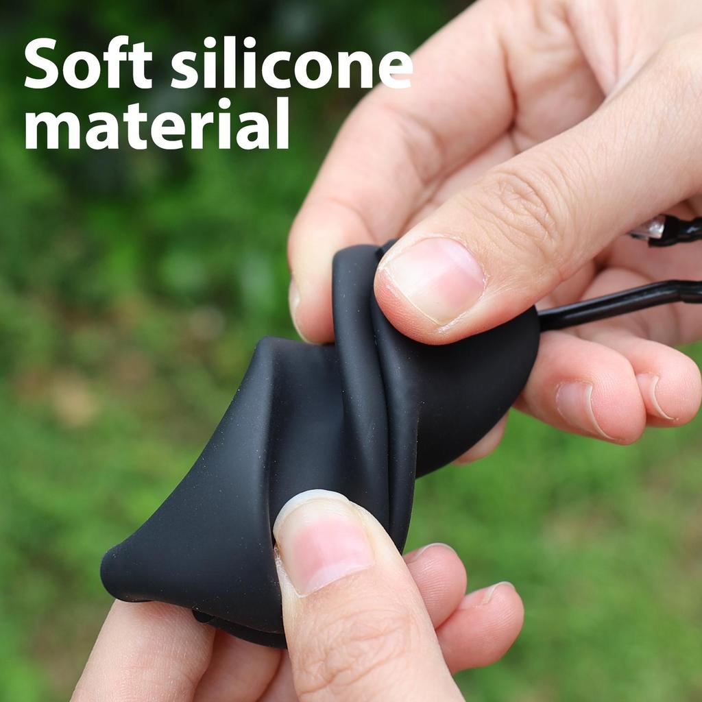 Soft Silicone Protective Cover with Keychain for Sony WF-1000XM6 Washable Sweat Resistant Anti-scratch Earphone Cases Sleeve