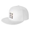 Fashion community bit character Flat Brim Sun Hat Makes The Face Look Smaller Caps Women