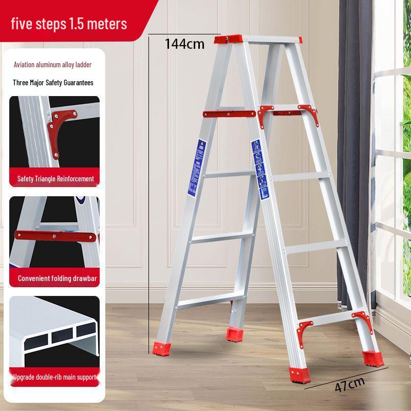 2-3M Multifunctional A-Frame Aluminum Alloy Ladder for Construction