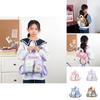 Cute Bunny Toddler School Backpack With Oxford Fabric For Girls And Boys