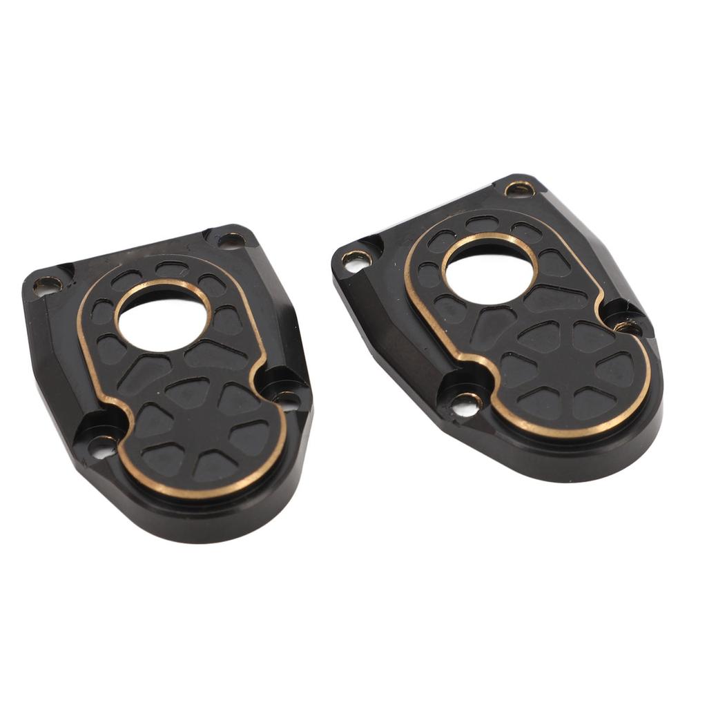 2PCS RC Portal Covers Brass Portal Drive Housing RC Steering Knuckles for Axial Capra for SCX10 III AR45P Axle 1 10 RC