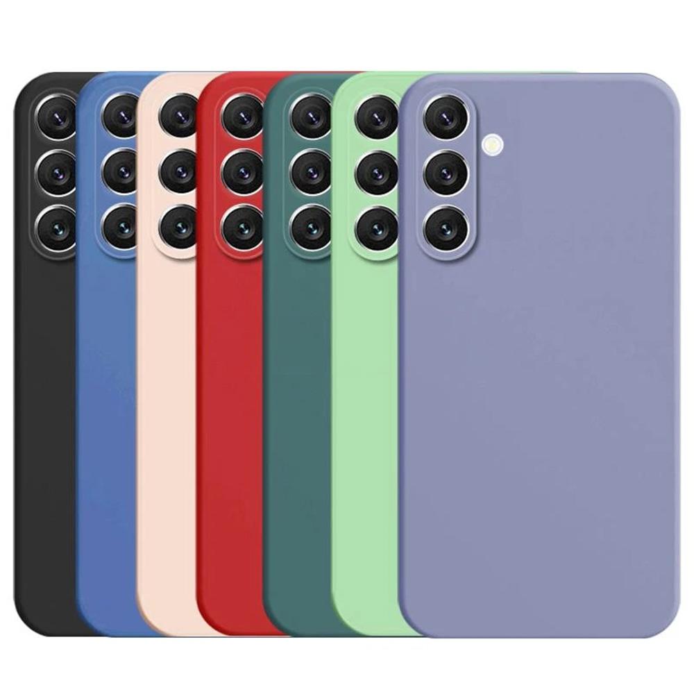 Shockproof Liquid Silicone Phone Case For Samsung Galaxy A54 5g A53 A52 A51 A14 A71 A13 A12 A21s A73 A72 A34 A50 A33 A32 Cover