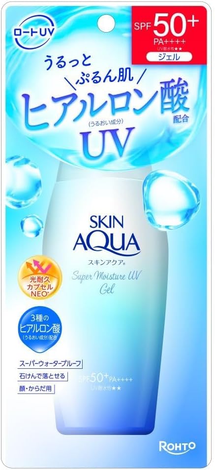 Skin Aqua 50+ Super Moisture Gel Pumpe 140g