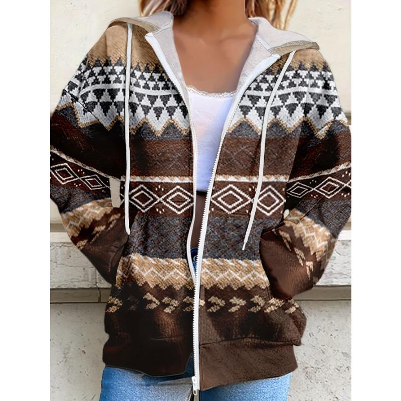 Women's 3D Zipper Hoodie