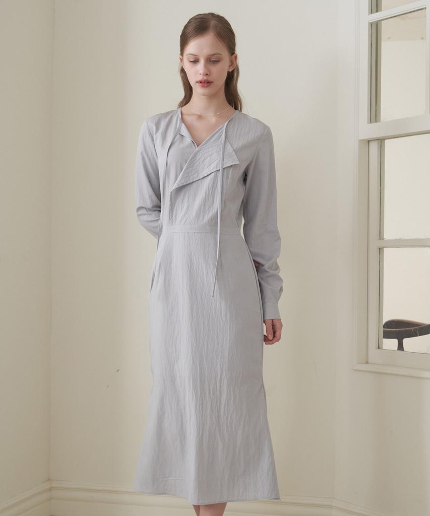Peullobeu Wrap Draping Dress Ver.2_L/Gr