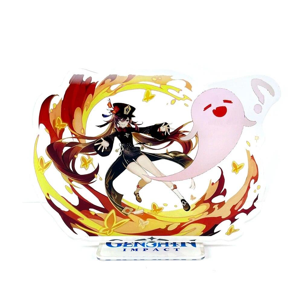Liyue characters Xiangling Ganyu Hutao Xinyan acrylic stand standee toy figure