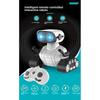 Rechargeable 2.4G RC Dancing Robot Toy LED Flashing Eyes Sound Light Effect Remote Control Robot for Kids Boys Girls