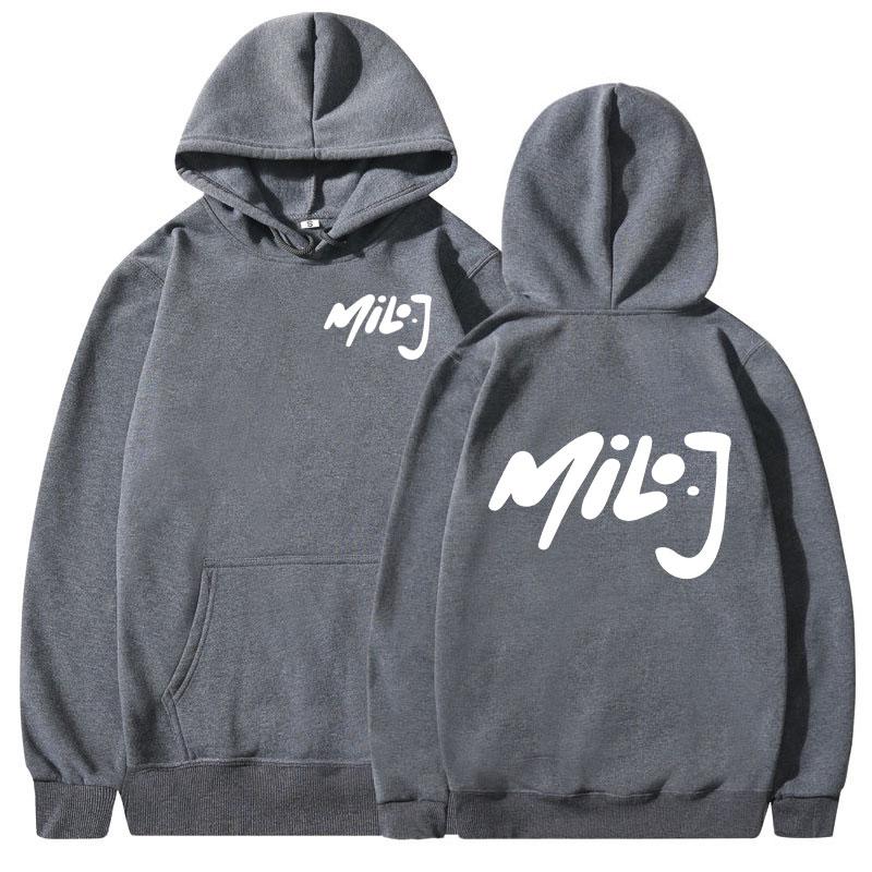 Rapper Milo J Logo Merch Hoodies Men Women Clothing Vintage Hip Hop Hooded Sweatshirt Casual Harajuku Oversized Pullovers Hoody