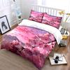 Cherry Blossom Art Decor Set Soft Skin-Friendly Bedding Set Includes 1 Duvet Cover And 2 Pillowcase Gift