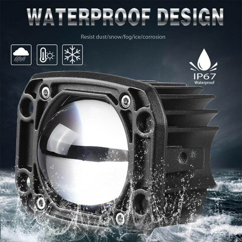 Metal 3 Inch Car Led  Work  Lights Shockproof High Brightness Energy Saving Good Heat Dissipation