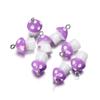 10Pcs/Lot 11x18mm Mushroom Pendants Charms DIY Findings Keychain Bracelets Pendant for Necklace Jewelry Making Accessories
