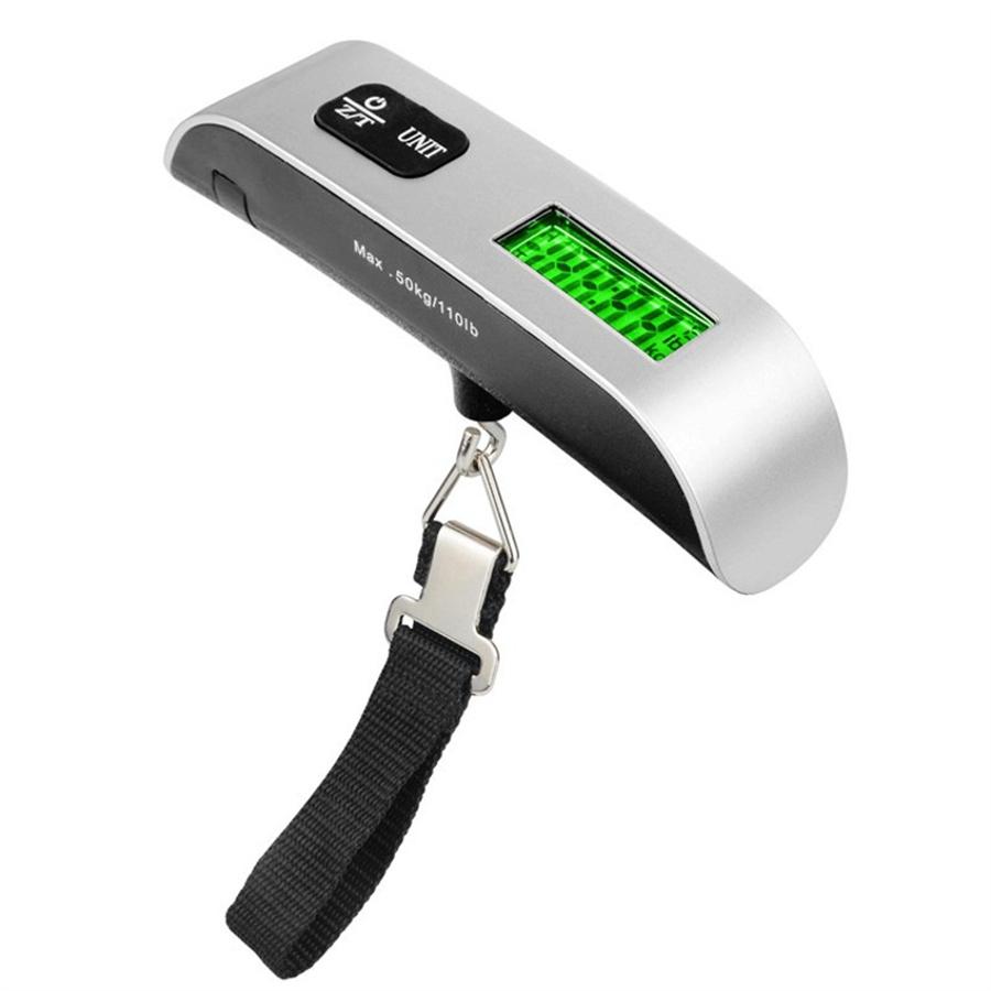 50Kg/10G Portable Travel Lcd Digital Hanging Luggage Scale Electronic Weight