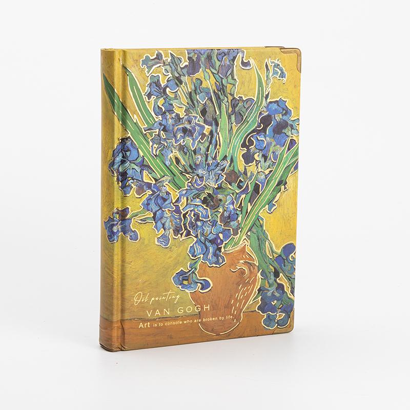 Unique Personalized A5 Hardback Travel Notebook School Supplies with Paper Cover and Sewing Binding (Gold,100 Pages) золотой