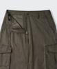 MUSINSA STANDARD WOMAN Women'S Pigment Wide Cargo Pants [Dusty Khaki]