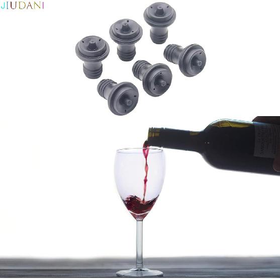 Wine Saver Vacuum Stoppers Pack of 6 Rubber Wine Stoppers, for Wine Saver Vacuum Pump Preserver, Bottle Rubber Corks to Preserve Wine Flavor Best