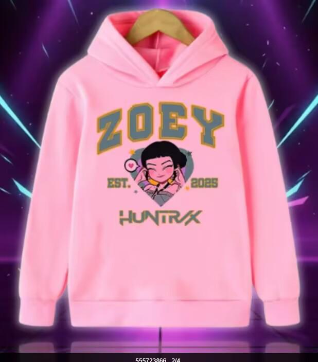 Kids' Demon Hunter Hoodie - Casual, Loose, Warm Sweatshirt for Boys and Girls