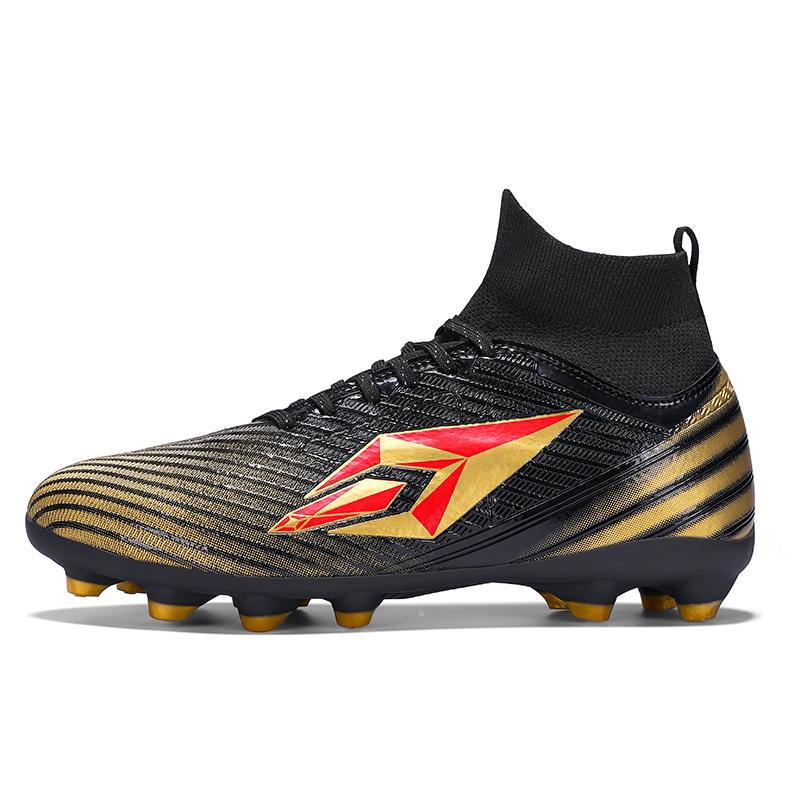 

High-Top Adult Football Shoes Men S And Women S Broken Nails Artificial Turf Spikes Student Training Football Shoes 34