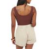 BRAVE SOUL Womens/Ladies Lace Trim Ribbed Bodysuit