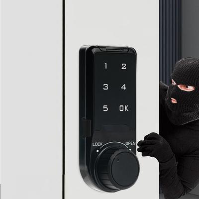 Keyless Electric Touch Keypad Digital Password Cabinet Drawer Lock Support Public Mode For Gym Office Used
