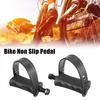 1 Pair Exercise Bike Pedals with Straps 9/16 Inch Spindle Cycling Parts Black