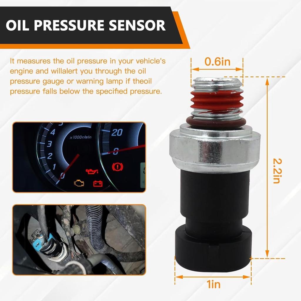 Upgraded Version D1843A 12635957 Oil Pressure Sensor Switch Sending Unit for 2006 Hummer H3 3.5L