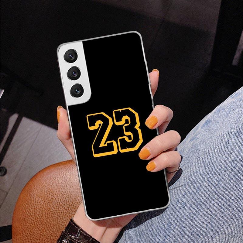 Basketball 23 24 8 Number Phnoe Case for Samsung Galaxy S26 S25 Edge S23 S24 Ultra S22 Plus S21 S20 FE Unique Cover Soft Coque G