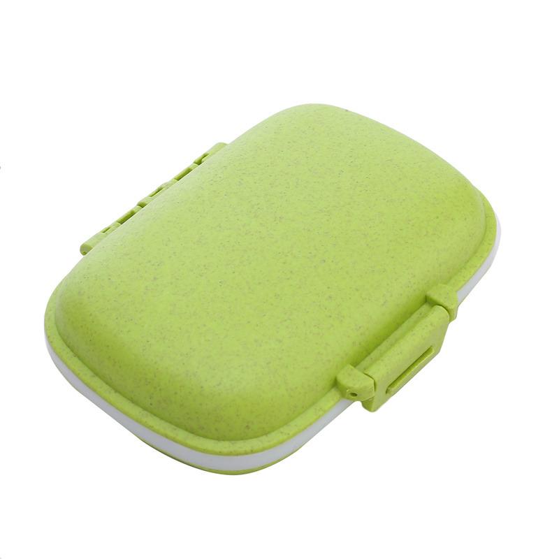 7-Day Portable Flower-Shaped Pill Organizer Compact Medication Divider Box with Individual Compartments for Daily Use