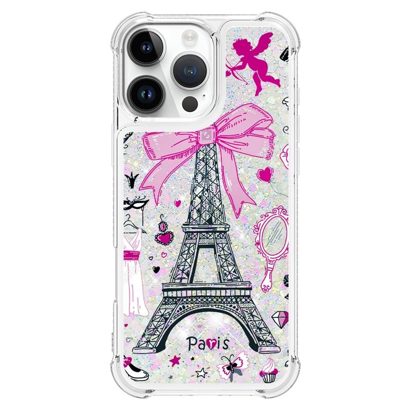 I Phone 16 Pro Max Case On For Funda iPhone 16 Pro MAX Cover Glitter Dynamic Liquid Case For Apple16 Plus 16ProMax Cases Etui