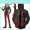 Stylische Anime Angels Of Death Isaac Foster Zack Hoodies Jacke Sweatshirt Cosplay Kostüm Für Ultimativem Komfort Und Wärme