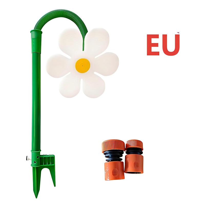 Crazy Sprinkler Crazy Dancing Flower Water Sprinklers Funny 360° Rotating Sun Flower Dancing Lawn Sprinkler