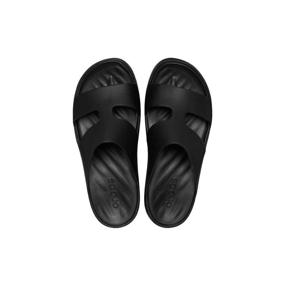 Crocs Non-Slip Durable Silent Slide Sandals Women Sandals Black 209409-001