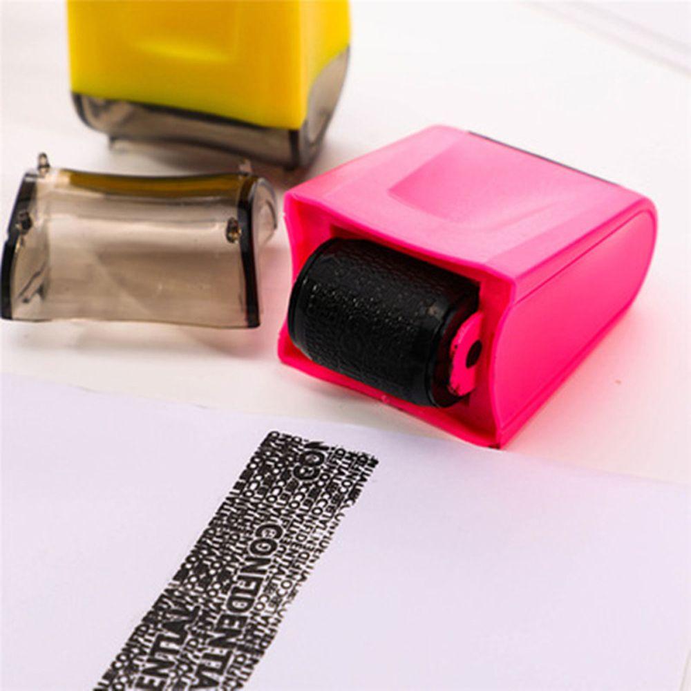 Data Protector Address Blocker Protection Stamp Manual Roller Stamp Smear Stamp Sealing Stamp