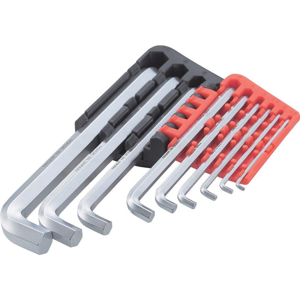 TRUSCO Torsion Short Multi-Function Wrench, 9-Piece Set, TTXS-9S