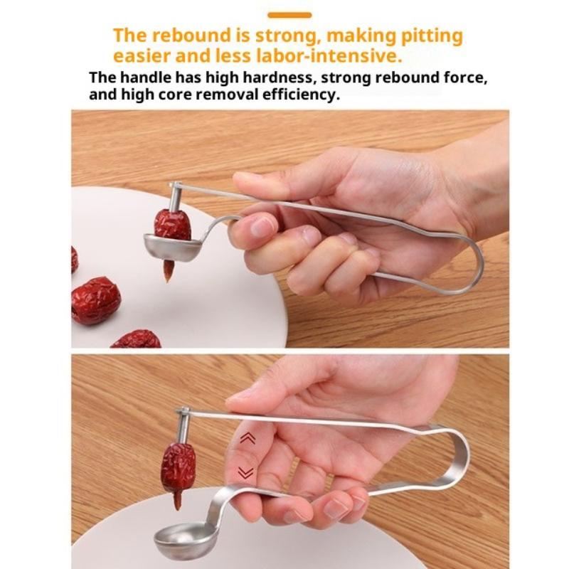 Stainless Steel Red Date Pitter Tool-Seed Corer Kitchen Gadget