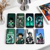 L-lzuku Boy Hero D-Deku M-Midoriya-ES Phone Case For Samsung S25,S24,S21,S22,S23,S30,Ultra,S20,Plus,Fe,Lite,Note,10,Black Cover