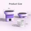 Folding Washing Machine Underwear Pantyhose Ultrasonic Washing Machine Portable Small Household Outgoing Mini Washing Machine