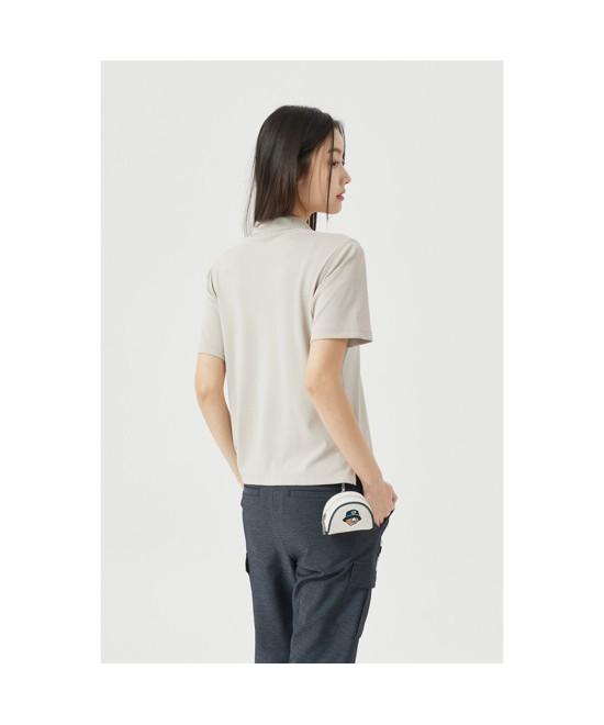 Goldeunbeeo (W) Regular-Fit Collar Pique T-Shirt G5Tam26131Bex