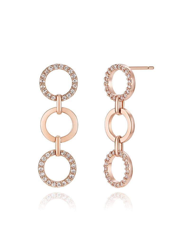 14K Drop Round Earrings (gold Filled) C24EGF132
