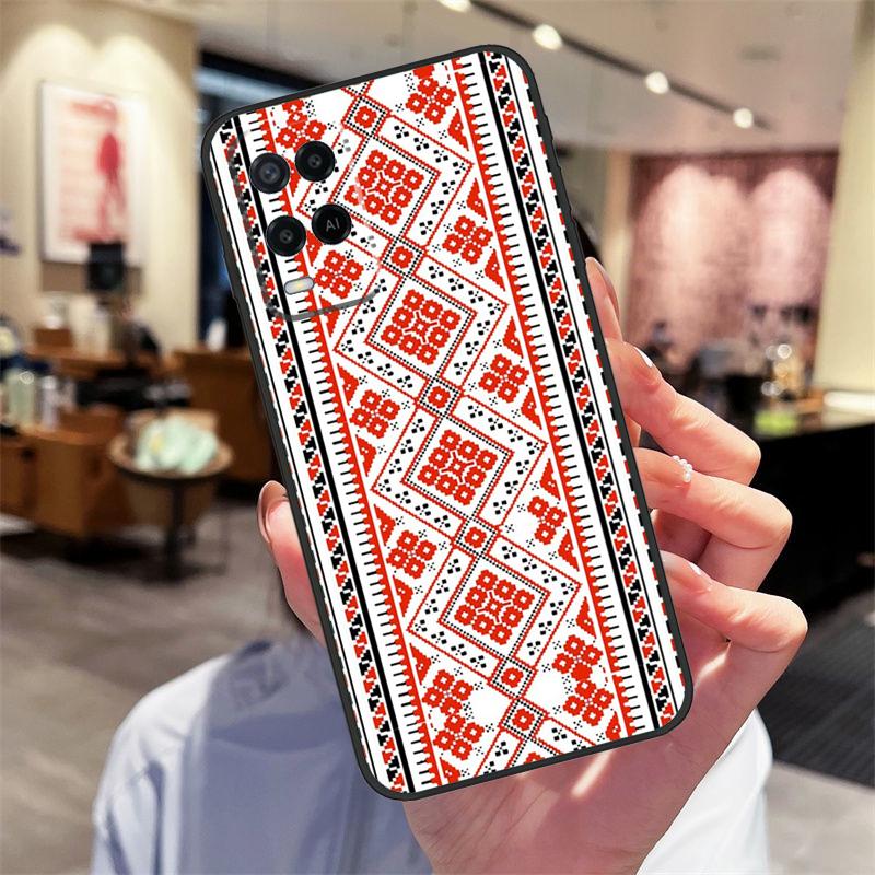 Ukraine Ukrainian embroidery Case For Oppo A94 A74 A54 A18 A38 A58 A78 A98 A40 A60 A80 A16 A76 A96 A15 A17 A77 A57S Cover