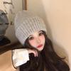 Outdoor Cycling Ear Protection Student Cold Protection Hat Simple Solid Color Knitted Hat