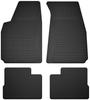 Rubber Car Mats, Set of 4, Universal For: Peugeot 306 Cabrio (1993-2001)
