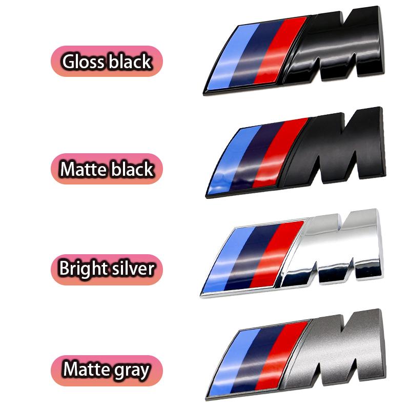 ABS 3D Car Fender Side Emblem Rear Trunk Badge M Logo Sticker For BM M M3 M5 M6 X3 E46 E90 F30 G20 E36 E34 X6 G20 Accessories