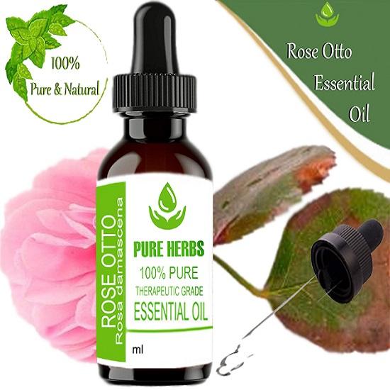 

Levenmooi Rose Otto (Rosa X Damascena) Pure & Natural Therapeutic Grade Essential Oil Plastic with Dropper 10 ml