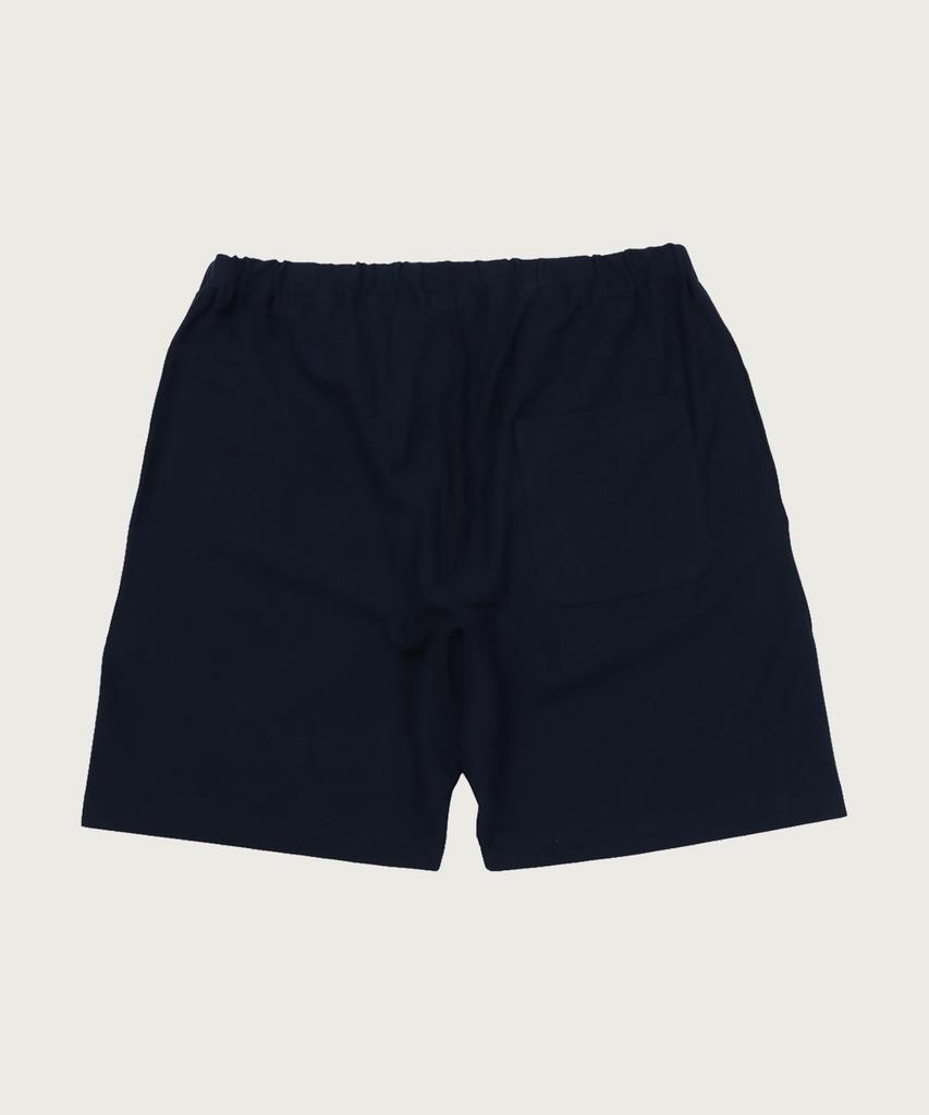 CHAMPION Reverse Weave Graphic Sweat Shorts Navy